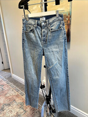 Pistola Cassie Super High Rise Straight Jean Jeans Blue Waist 26